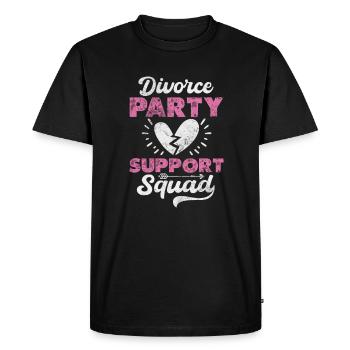 Divorce - Men's Premium Organic T-Shirt - black - Front - Nico (187cm)