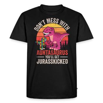 Autisme - T-shirt Premium bio Homme - noir - Devant - Nico (187cm)