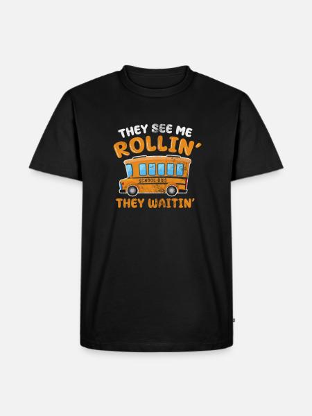 Busman - Men's Premium Organic T-Shirt - black