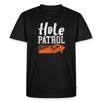 Cornhole - T-shirt Premium bio Homme - noir - Devant - Nico (187cm)