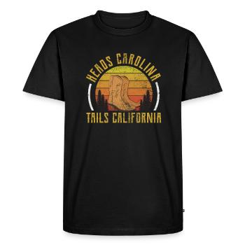 Pays - T-shirt Premium bio Homme - noir - Devant - Nico (187cm)