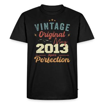 May 2013 Birthday May 2013 Gift May 2013 - Men's Premium Organic T-Shirt - black - Front - Nico (187cm)