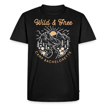 Enterrement de vie de jeune fille mariée - T-shirt Premium bio Homme - noir - Devant - Nico (187cm)