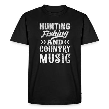 Pays - T-shirt Premium bio Homme - noir - Devant - Nico (187cm)