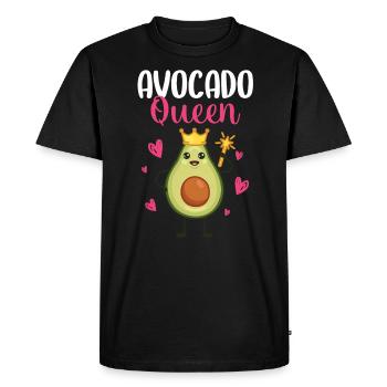 Avocat Guacamole Vegan Cadeau - T-shirt Premium bio Homme - noir - Devant - Nico (187cm)
