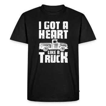 Cadeau de musique country country music - T-shirt Premium bio Homme - noir - Devant - Nico (187cm)