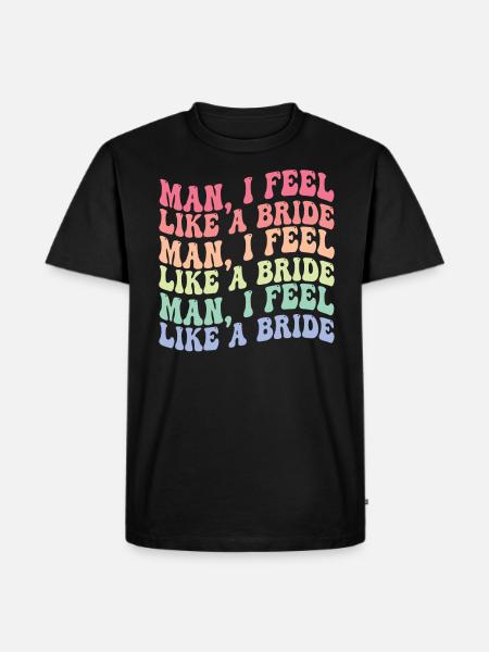 Bachelorette Hen Party Gift - Men's Premium Organic T-Shirt - black