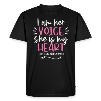 Autisme - T-shirt Premium bio Homme - noir - Devant - Nico (187cm)