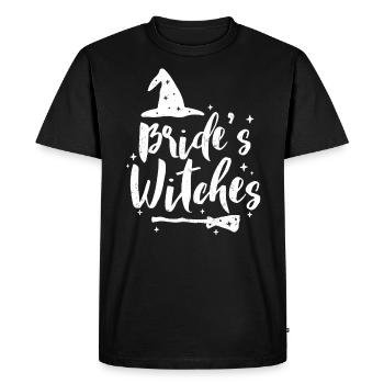 Vieille fille - T-shirt Premium bio Homme - noir - Devant - Nico (187cm)