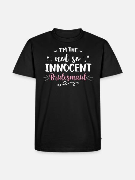 Bachelorette Hen Party Bride - Men's Premium Organic T-Shirt - black