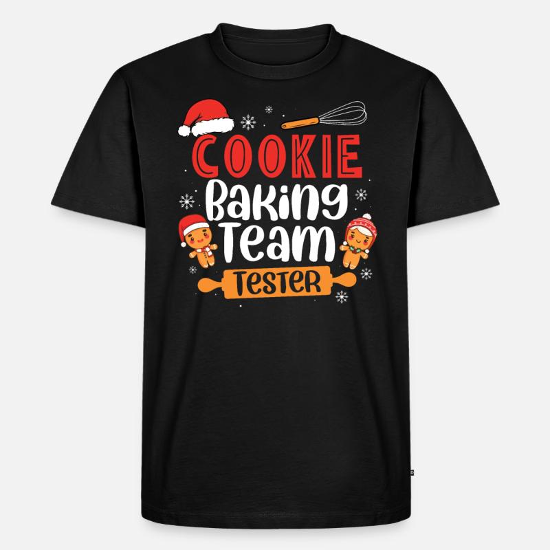 Bäcker Bäckerein Backwaren Backen Geschenk - Männer Premium Bio T-Shirt - Schwarz