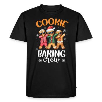 Baker boulangerie boulangerie pâtisserie cadeau - T-shirt Premium bio Homme - noir - Devant - Nico (187cm)