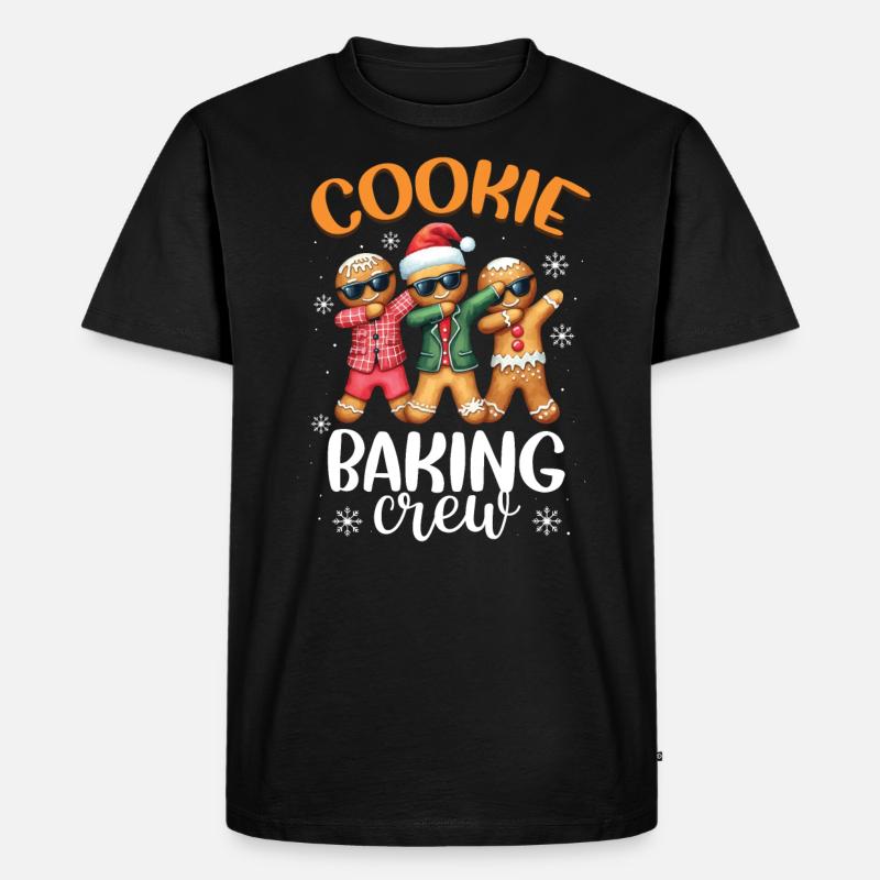 Bäcker Bäckerein Backwaren Backen Geschenk - Männer Premium Bio T-Shirt - Schwarz