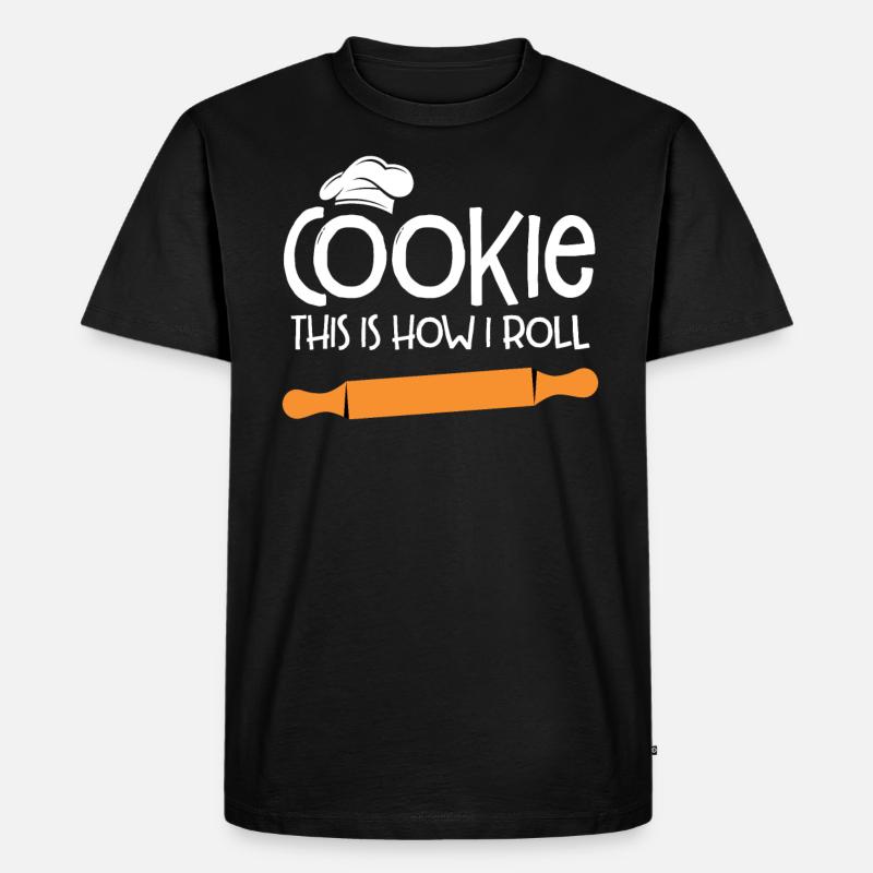 Bäcker Bäckerein Backwaren Backen Geschenk - Männer Premium Bio T-Shirt - Schwarz