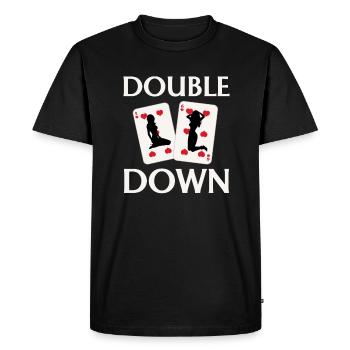Blackjack - Men's Premium Organic T-Shirt - black - Front - Nico (187cm)