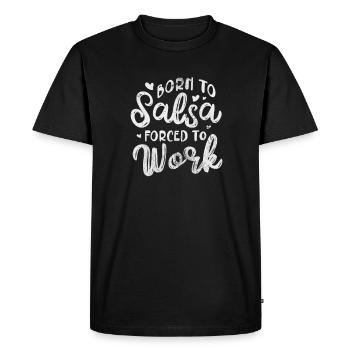 Salsa - T-shirt Premium bio Homme - noir - Devant - Nico (187cm)