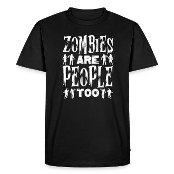 Zombie Zombie Hunter Zombie Apocalypse Cadeau - T-shirt Premium bio Homme - noir - Devant - Nico (187cm)