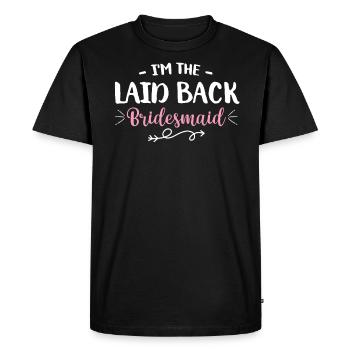 Enterrement de vie de jeune fille mariée - T-shirt Premium bio Homme - noir - Devant - Nico (187cm)