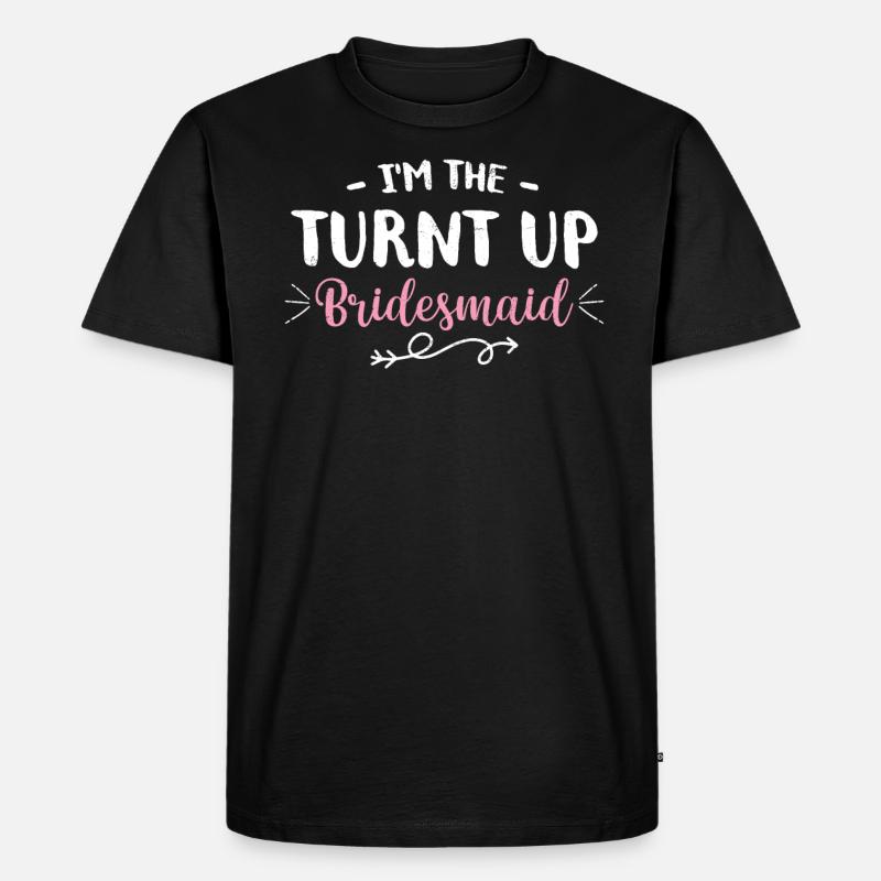 Junggesellin - Männer Premium Bio T-Shirt - Schwarz