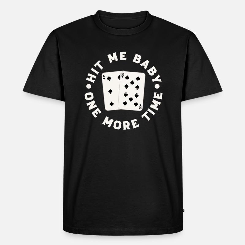 Black Jack - Männer Premium Bio T-Shirt - Schwarz