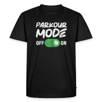 Parkour - Men's Premium Organic T-Shirt - black - Front - Nico (187cm)