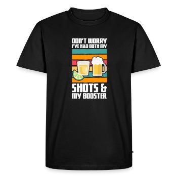 Tequila Sunrise Booze Party Mexico Gift - Men's Premium Organic T-Shirt - black - Front - Nico (187cm)