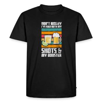 Téquila - T-shirt Premium bio Homme - noir - Devant - Nico (187cm)