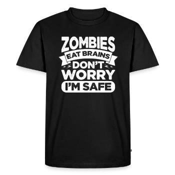 Zombie Zombie Hunter Zombie Apocalypse Cadeau - T-shirt Premium bio Homme - noir - Devant - Nico (187cm)