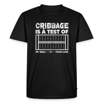 Board game - Men's Premium Organic T-Shirt - black - Front - Nico (187cm)
