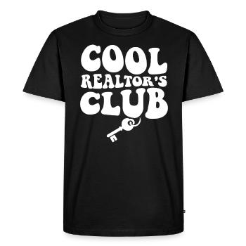 Real Estate Agent Real Estate Agent Gift - Men's Premium Organic T-Shirt - black - Front - Nico (187cm)