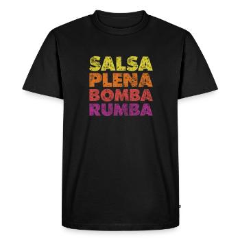 Salsa - T-shirt Premium bio Homme - noir - Devant - Nico (187cm)