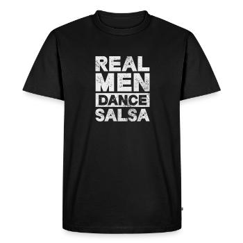 Salsa - T-shirt Premium bio Homme - noir - Devant - Nico (187cm)