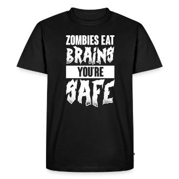 Zombie Zombie Hunter Zombie Apocalypse Cadeau - T-shirt Premium bio Homme - noir - Devant - Nico (187cm)
