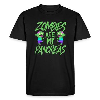 Zombie Zombie Hunter Zombie Apocalypse Cadeau - T-shirt Premium bio Homme - noir - Devant - Nico (187cm)