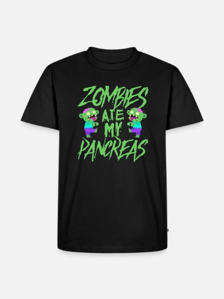Zombie Zombie-Jäger Zombieapokalypse Geschenk - Männer Premium Bio T-Shirt - Schwarz