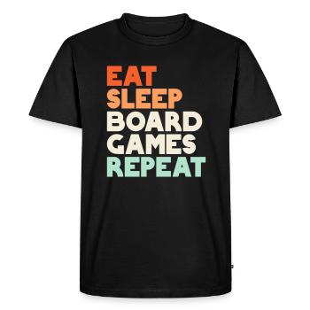 Brettspiel Brettspiele Sieleabend Spiele Geschenk - Männer Premium Bio T-Shirt - Schwarz - Vorne - Nico (187cm)