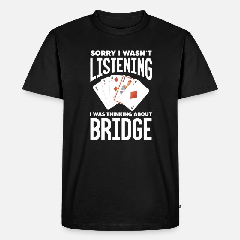 Bridge - Männer Premium Bio T-Shirt - Schwarz