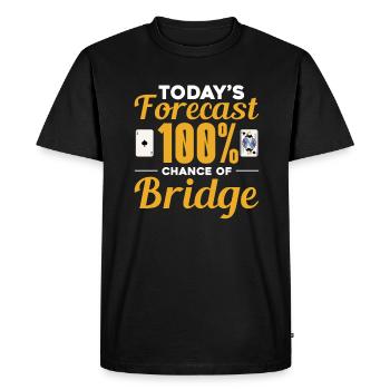 Pont - T-shirt Premium bio Homme - noir - Devant - Nico (187cm)