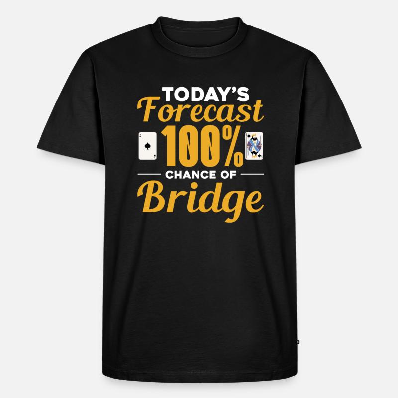 Bridge - Männer Premium Bio T-Shirt - Schwarz