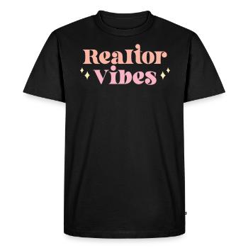 Real Estate Agent Real Estate Agent Gift - Men's Premium Organic T-Shirt - black - Front - Nico (187cm)