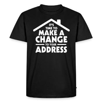 Real Estate Agent Real Estate Agent Gift - Men's Premium Organic T-Shirt - black - Front - Nico (187cm)