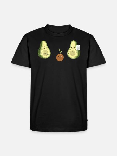 Avocado - Men's Premium Organic T-Shirt - black