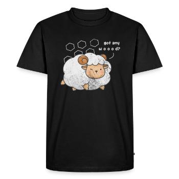 Board game - Men's Premium Organic T-Shirt - black - Front - Nico (187cm)