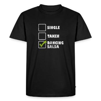 Salsa - T-shirt Premium bio Homme - noir - Devant - Nico (187cm)