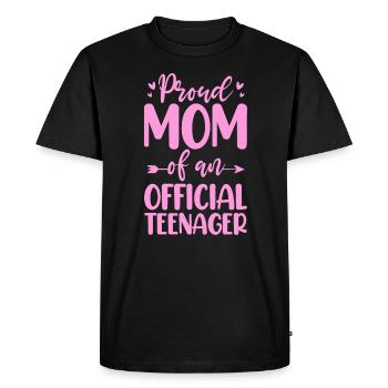 Teen Teen Teen Teens Teeny Gift - Men's Premium Organic T-Shirt - black - Front - Nico (187cm)