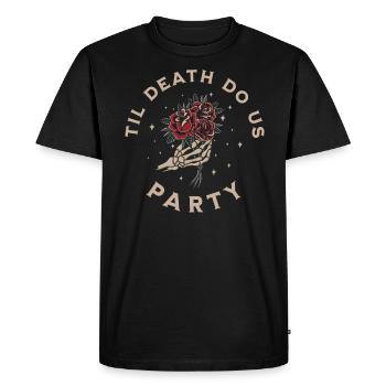 Enterrement de vie de jeune fille et de jeune fille - T-shirt Premium bio Homme - noir - Devant - Nico (187cm)