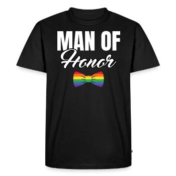 Enterrement de vie de jeune fille et de jeune fille - T-shirt Premium bio Homme - noir - Devant - Nico (187cm)
