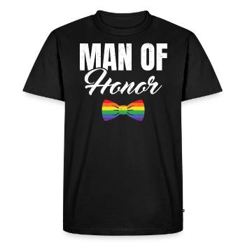 Enterrement de vie de garçon et de garçon - T-shirt Premium bio Homme - noir - Devant - Nico (187cm)