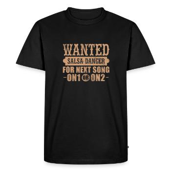 Salsa - T-shirt Premium bio Homme - noir - Devant - Nico (187cm)
