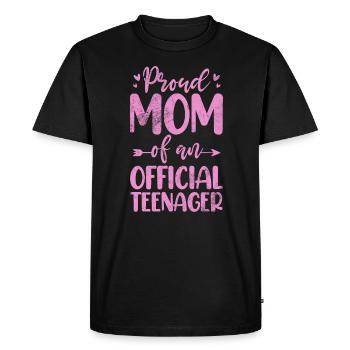 Adolescent - T-shirt Premium bio Homme - noir - Devant - Nico (187cm)